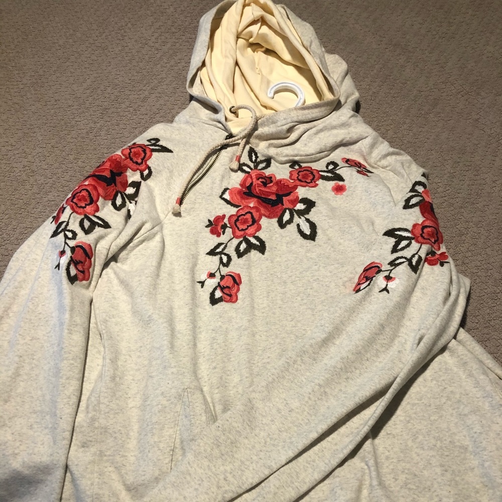 Ampersand Ave. 3x double hooded sweatshirt